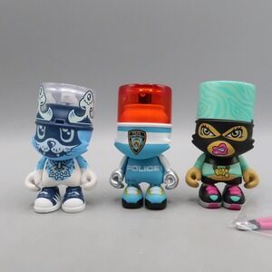 3 Superplastic Janky Figure Lot Add Fuel, Sket One NYPD, Reds